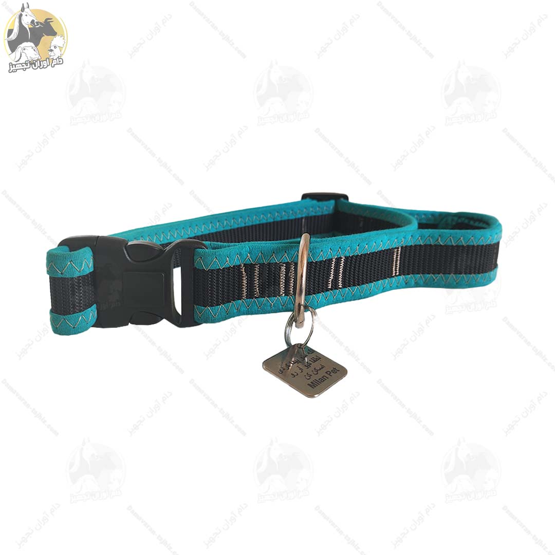 قلاده گردنی میلان پت همراه با پلاک QR کد