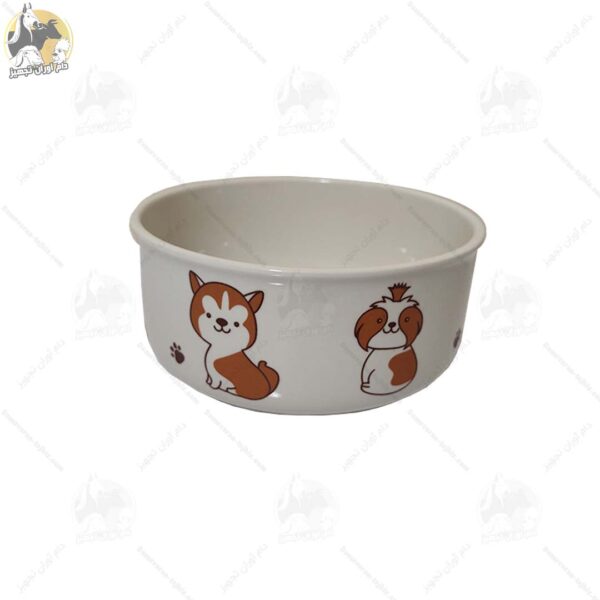 ظرف آب و غذای سرامیکی سگ سایز بزرگ
