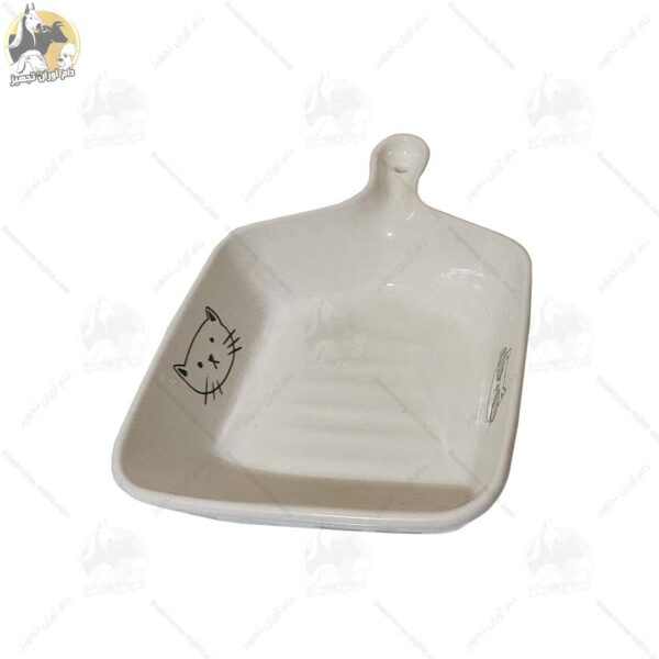 ظرف غذای سرامیکی دسته دار