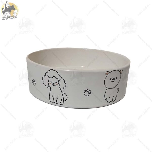 ظرف غذای سرامیکی سگ سایز بزرگ