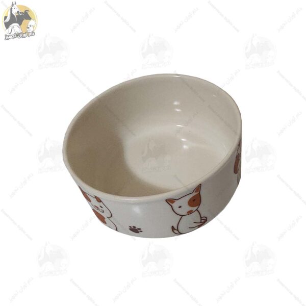 ظرف غذای سرامیکی سگ سایز متوسط