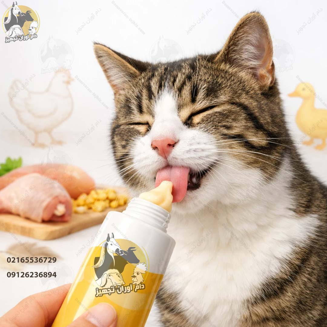 خرید بستنی گربه وینستون مرغ و اردک